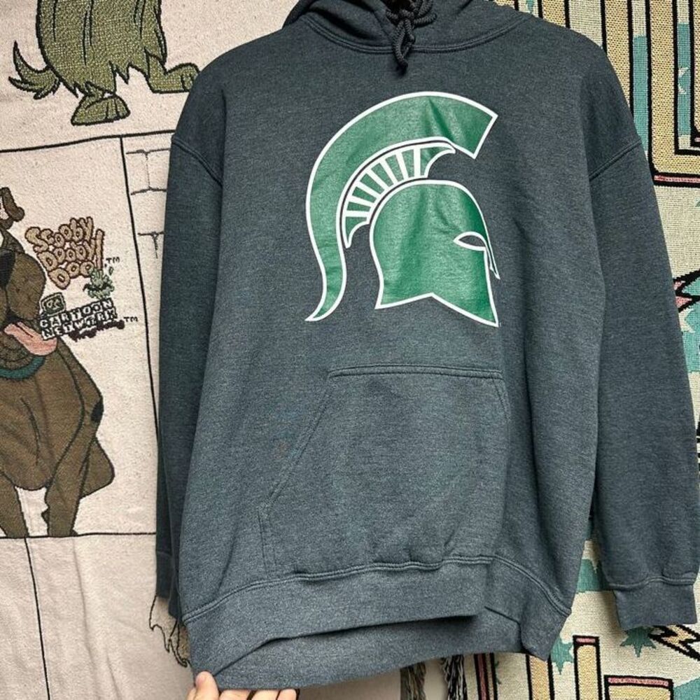 2000's Michigan State University Spartans College Hoodie - Picture 2 of 5